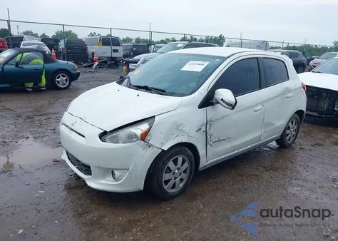 2015 Mitsubishi Mirage Es из США, поврежденный, VIN ML32A4HJ2FH038000